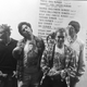 At Oki-Dog in Jan 1982, left to right: Wasted Youth’s Chet Lehrer (brother of Lucky Lehrer from the Circle Jerks), Steve Cervantes, “unknown punker girl”, Circle One’s Michael Vallejo, and unknown punk